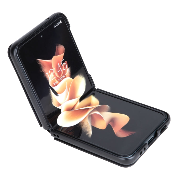 For Samsung Galaxy Z Flip4 5G NILLKIN QIN Series Plain Leather Phone Case