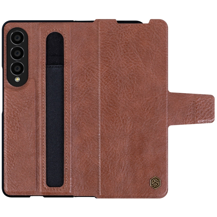For Samsung Galaxy Z Fold4 5G NILLKIN Ogg Leather Phone Case