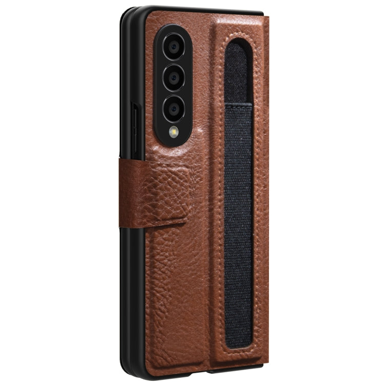 For Samsung Galaxy Z Fold4 5G NILLKIN Ogg Leather Phone Case