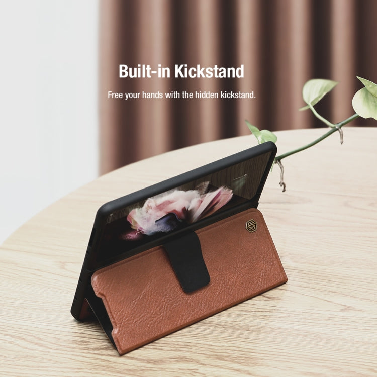 For Samsung Galaxy Z Fold4 5G NILLKIN Ogg Leather Phone Case
