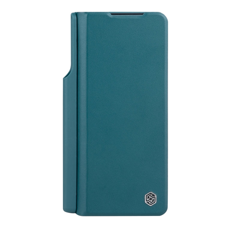For Samsung Galaxy Z Fold4 5G NILLKIN QIN Series Pro Sliding Camera Cover Design Leather Phone Case