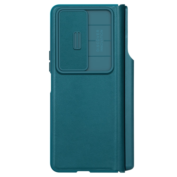 For Samsung Galaxy Z Fold4 5G NILLKIN QIN Series Pro Sliding Camera Cover Design Leather Phone Case
