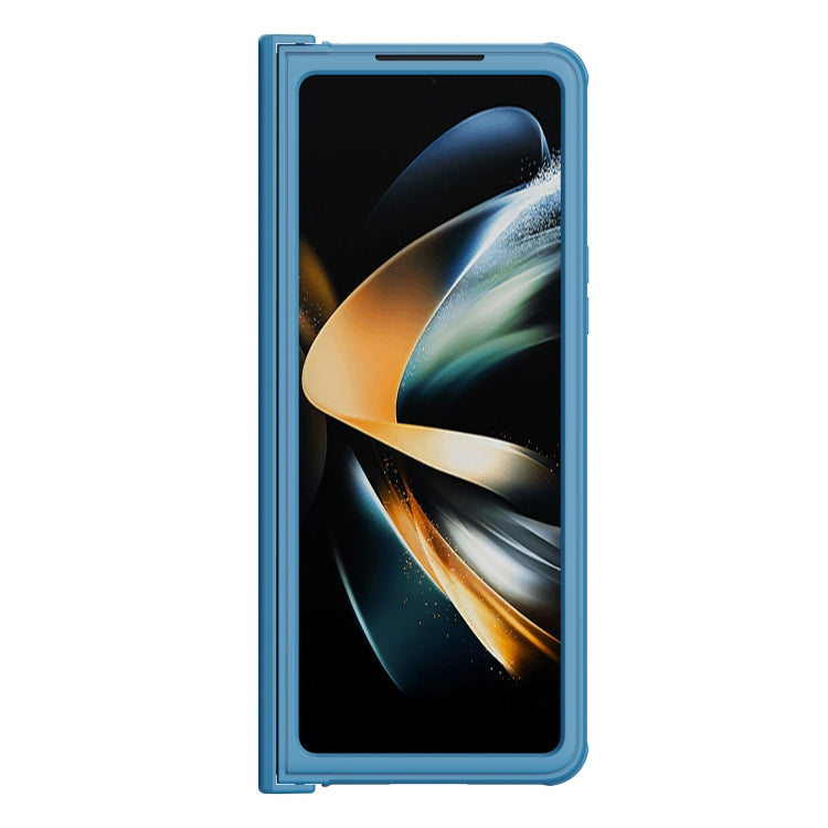 For Samsung Galaxy Z Fold4 NILLKIN Black Mirror Pro Series Camshield PC Phone Case, Simple Set