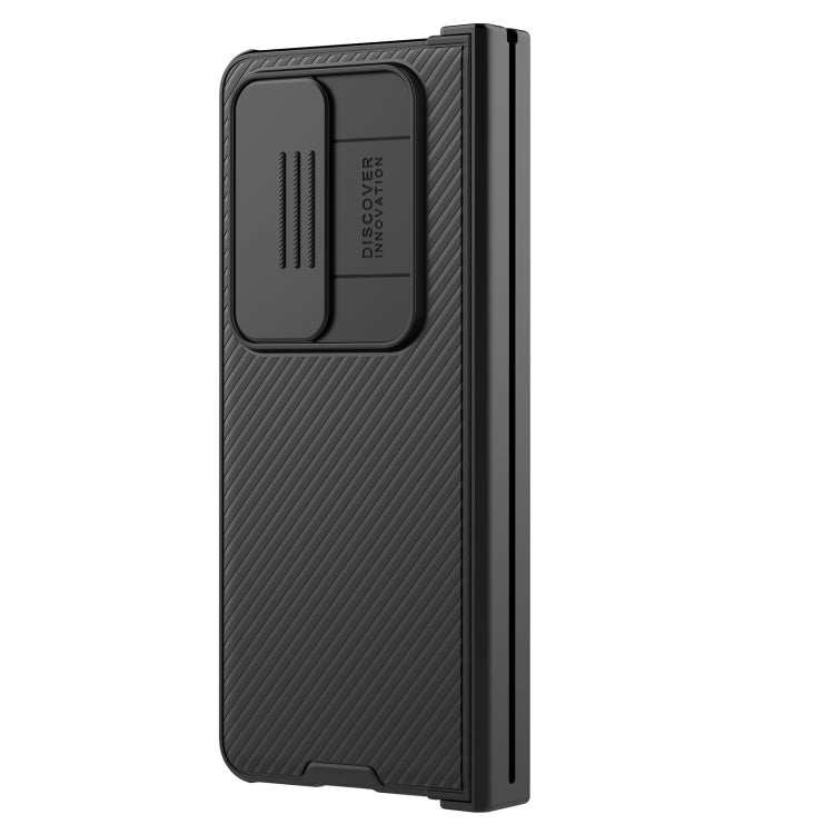 For Samsung Galaxy Z Fold4 NILLKIN Black Mirror Pro Series Camshield PC Phone Case, Simple Set