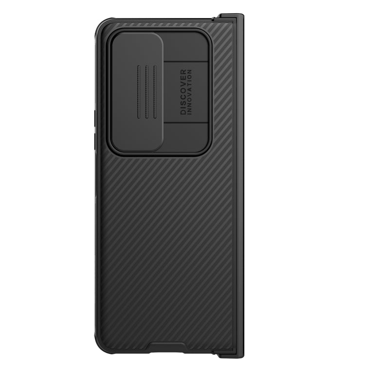 For Samsung Galaxy Z Fold4 NILLKIN Black Mirror Pro Series Camshield PC Phone Case, Simple Set