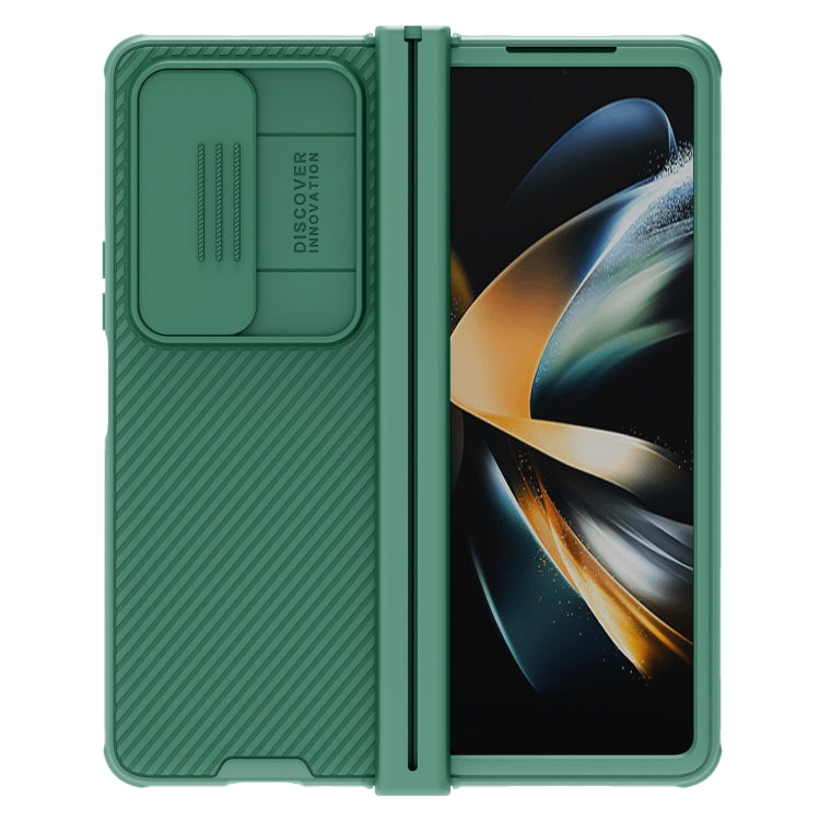 For Samsung Galaxy Z Fold4 NILLKIN Black Mirror Pro Series Camshield PC Phone Case, Simple Set