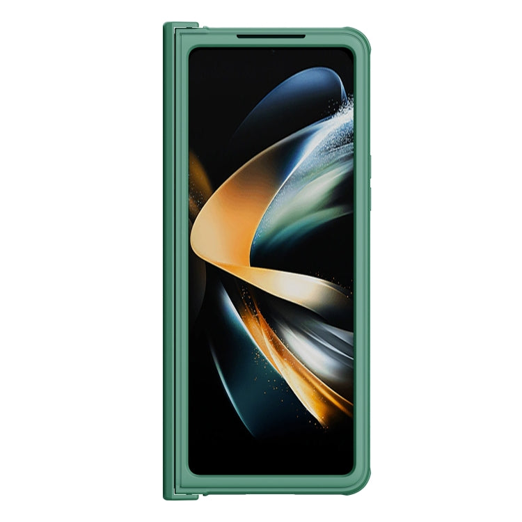 For Samsung Galaxy Z Fold4 NILLKIN Black Mirror Pro Series Camshield PC Phone Case, Simple Set