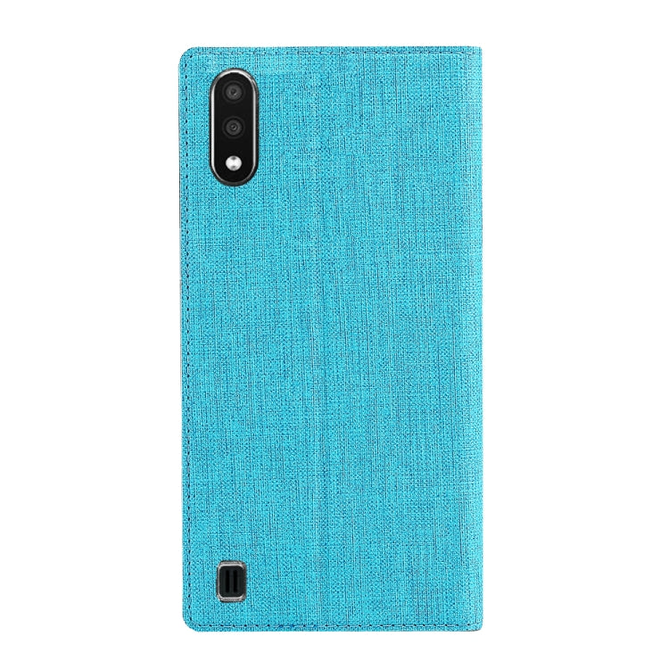 For Galaxy A01 ViLi Shockproof TPU + PU Horizontal Flip Protective Case with Card Slot & Holder