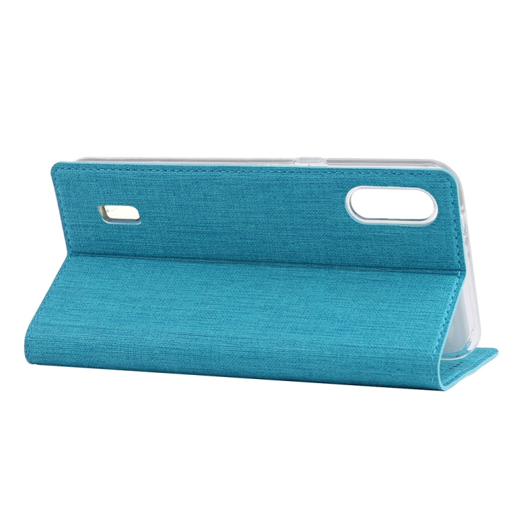 For Galaxy A01 ViLi Shockproof TPU + PU Horizontal Flip Protective Case with Card Slot & Holder
