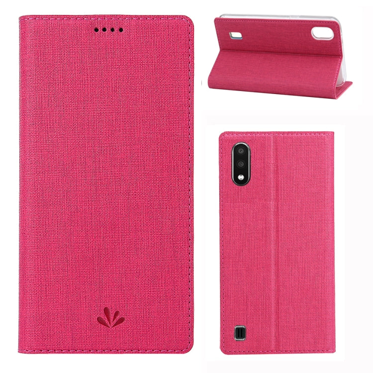 For Galaxy A01 ViLi Shockproof TPU + PU Horizontal Flip Protective Case with Card Slot & Holder