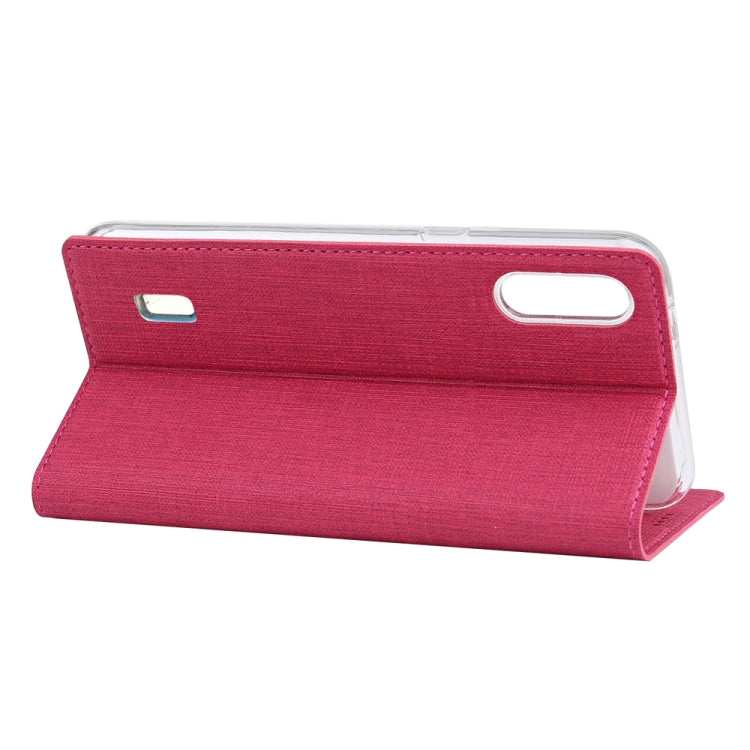 For Galaxy A01 ViLi Shockproof TPU + PU Horizontal Flip Protective Case with Card Slot & Holder