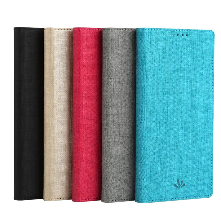 For Galaxy A01 ViLi Shockproof TPU + PU Horizontal Flip Protective Case with Card Slot & Holder