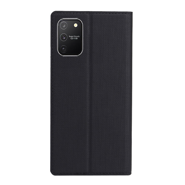 For Galaxy S10 Lite & A91 ViLi Shockproof TPU + PU Horizontal Flip Protective Case with Card Slot & Holder