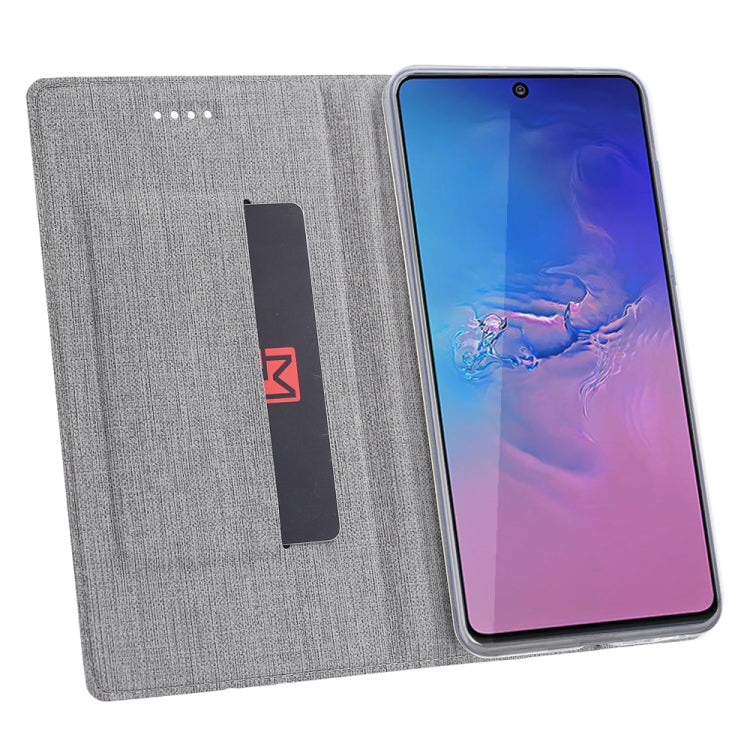 For Galaxy S10 Lite & A91 ViLi Shockproof TPU + PU Horizontal Flip Protective Case with Card Slot & Holder