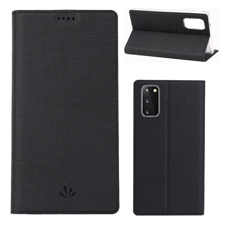 For Galaxy S20 ViLi Shockproof TPU + PU Horizontal Flip Protective Case with Card Slot & Holder