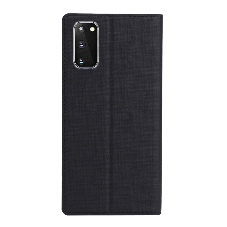 For Galaxy S20 ViLi Shockproof TPU + PU Horizontal Flip Protective Case with Card Slot & Holder