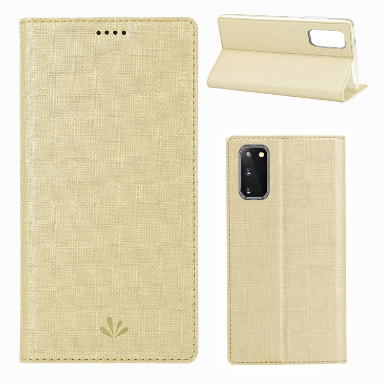 For Galaxy S20+ ViLi Shockproof TPU + PU Horizontal Flip Protective Case with Card Slot & Holder