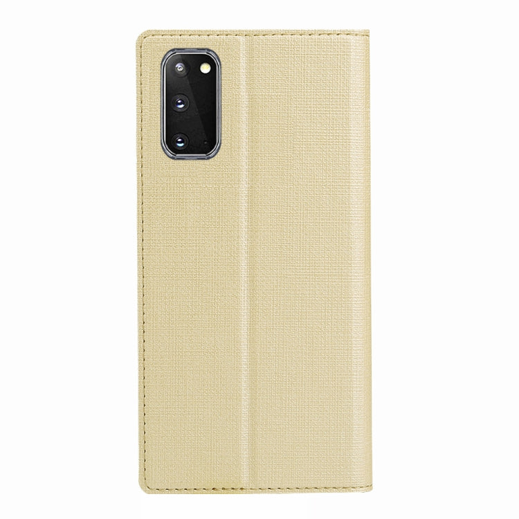 For Galaxy S20+ ViLi Shockproof TPU + PU Horizontal Flip Protective Case with Card Slot & Holder