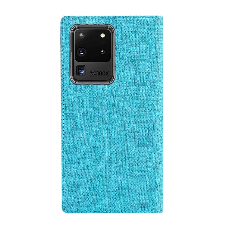 For Galaxy S20 Ultra ViLi Shockproof TPU + PU Horizontal Flip Protective Case with Card Slot & Holder