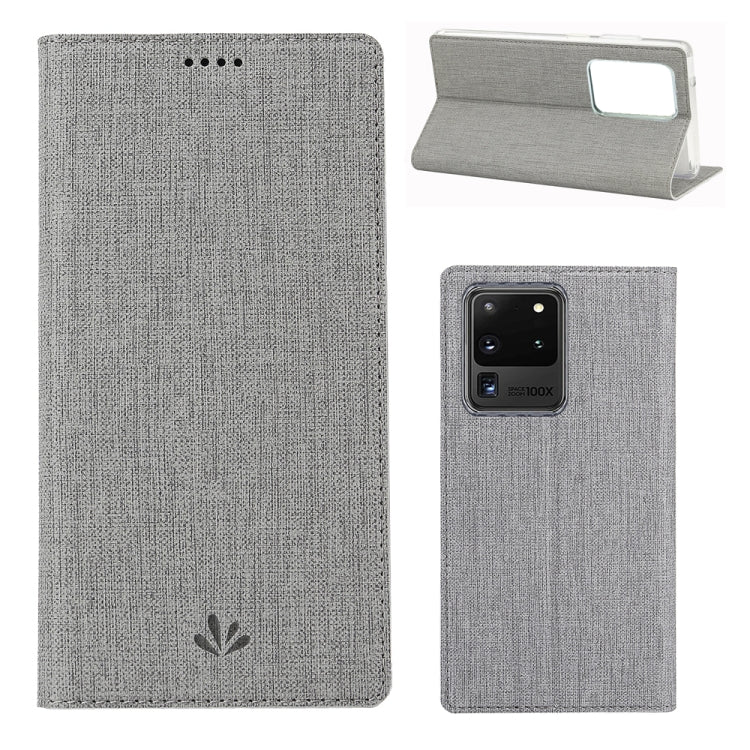 For Galaxy S20 Ultra ViLi Shockproof TPU + PU Horizontal Flip Protective Case with Card Slot & Holder