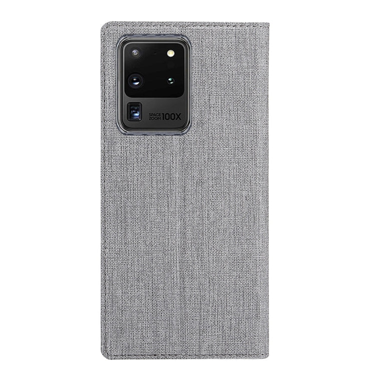 For Galaxy S20 Ultra ViLi Shockproof TPU + PU Horizontal Flip Protective Case with Card Slot & Holder