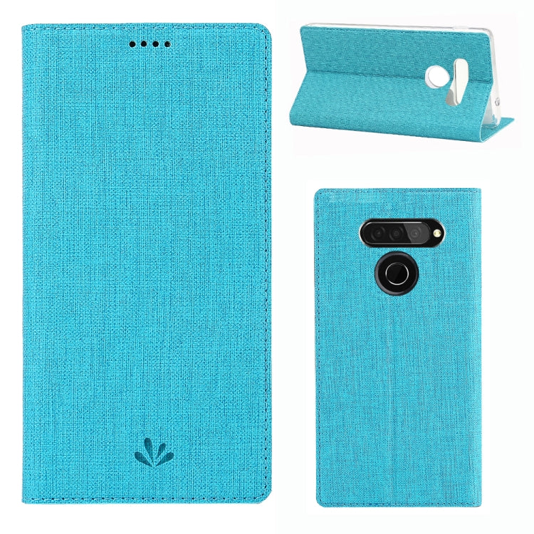For  LG Q70 ViLi Shockproof TPU + PU Horizontal Flip Protective Case with Card Slot & Holder