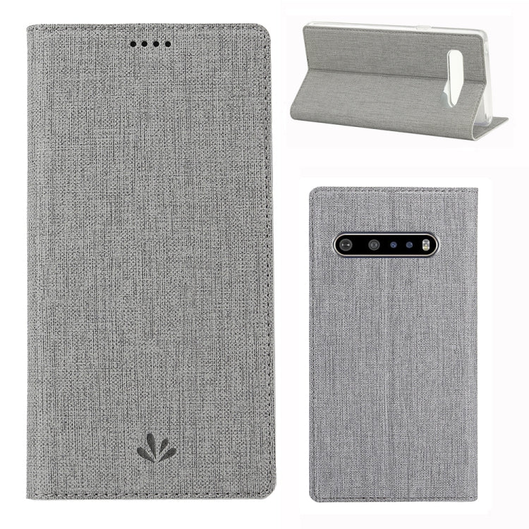 For LG V60 ThinQ ViLi Shockproof TPU + PU Horizontal Flip Protective Case with Card Slot & Holder