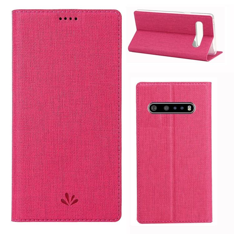 For LG V60 ThinQ ViLi Shockproof TPU + PU Horizontal Flip Protective Case with Card Slot & Holder