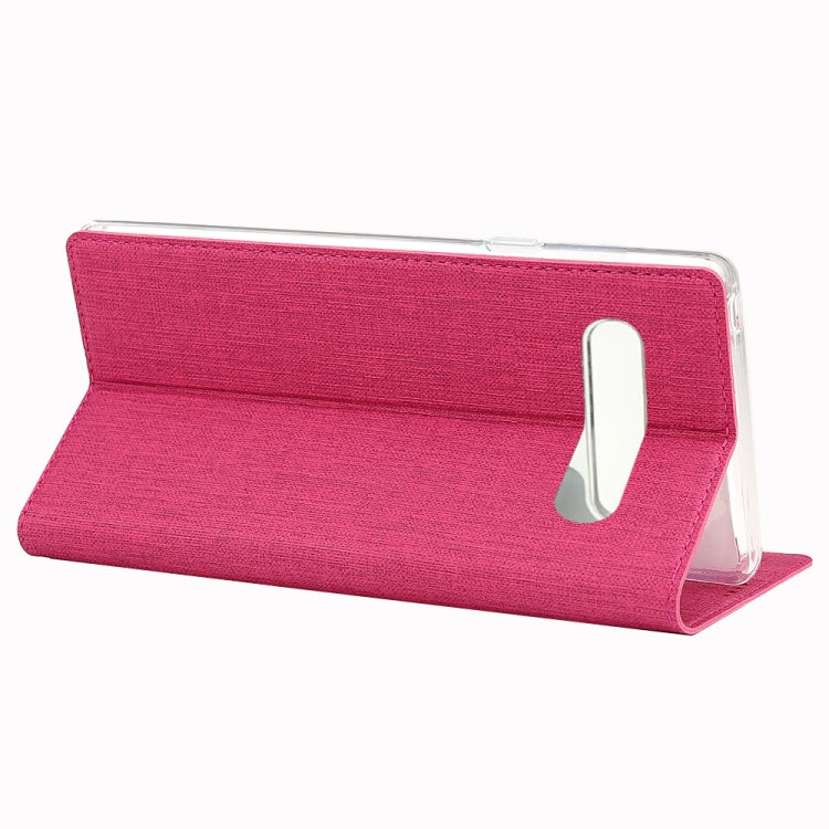 For LG V60 ThinQ ViLi Shockproof TPU + PU Horizontal Flip Protective Case with Card Slot & Holder