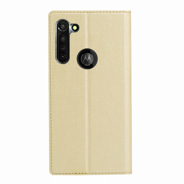 For Motorola Moto G8 Power ViLi Shockproof TPU + PU Horizontal Flip Protective Case with Card Slot & Holder