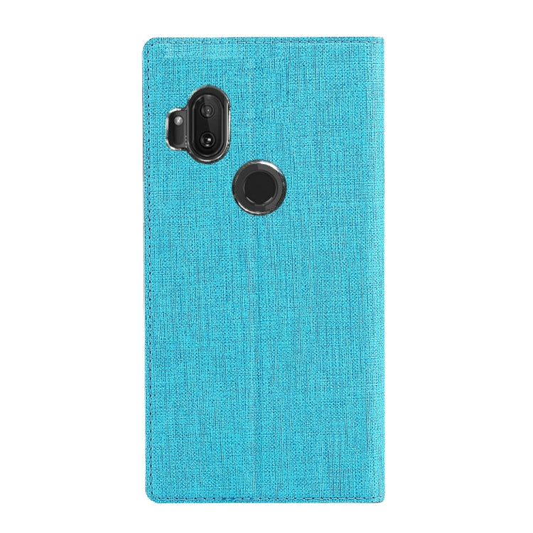 For Motorola One Hyper ViLi Shockproof TPU + PU Horizontal Flip Protective Case with Card Slot & Holder