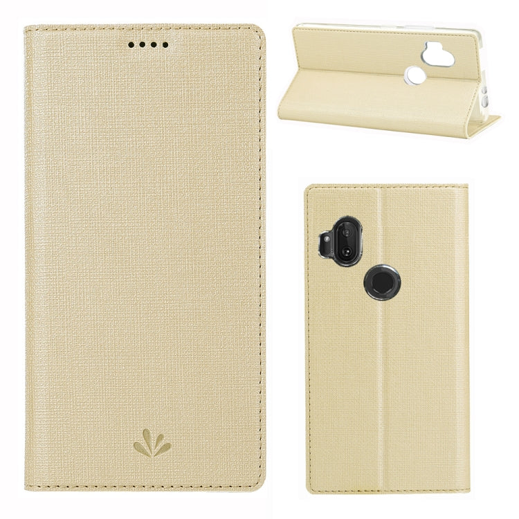 For Motorola One Hyper ViLi Shockproof TPU + PU Horizontal Flip Protective Case with Card Slot & Holder