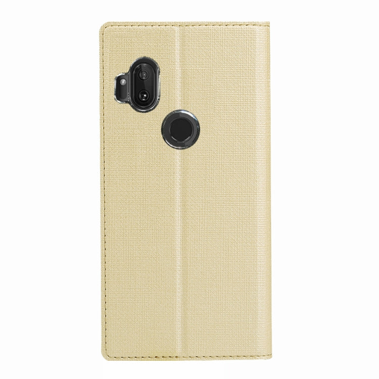 For Motorola One Hyper ViLi Shockproof TPU + PU Horizontal Flip Protective Case with Card Slot & Holder