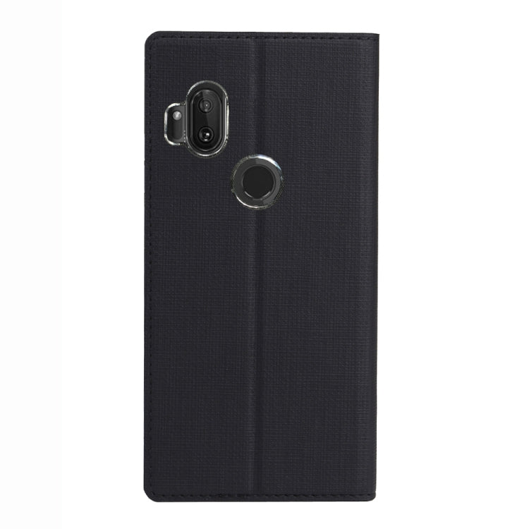 For Motorola One Hyper ViLi Shockproof TPU + PU Horizontal Flip Protective Case with Card Slot & Holder