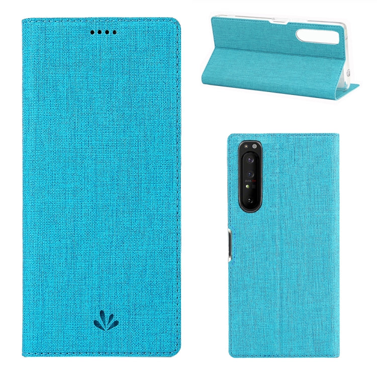 For  Sony Xperia 1 II ViLi Shockproof TPU + PU Horizontal Flip Protective Case with Card Slot & Holder