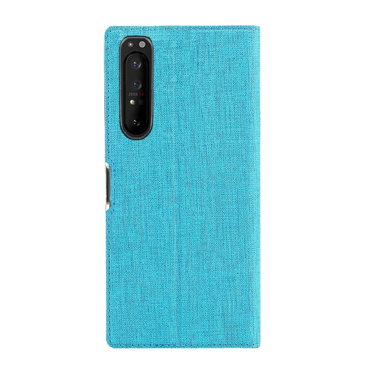 For  Sony Xperia 1 II ViLi Shockproof TPU + PU Horizontal Flip Protective Case with Card Slot & Holder