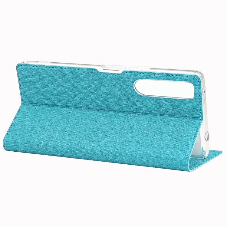For  Sony Xperia 1 II ViLi Shockproof TPU + PU Horizontal Flip Protective Case with Card Slot & Holder