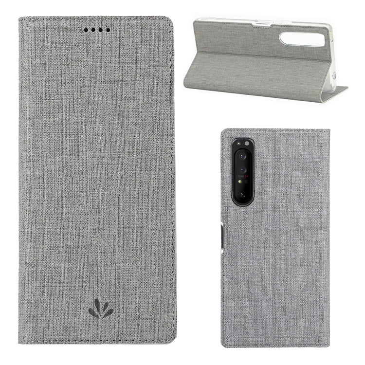 For  Sony Xperia 1 II ViLi Shockproof TPU + PU Horizontal Flip Protective Case with Card Slot & Holder