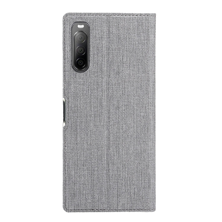 For Sony Xperia 10 II ViLi Shockproof TPU + PU Horizontal Flip Protective Case with Card Slot & Holder