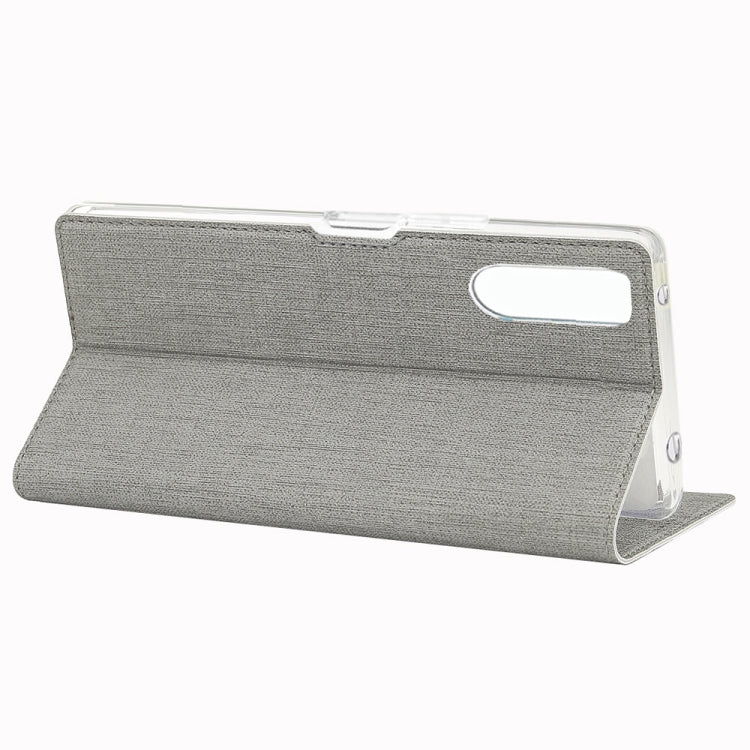 For Sony Xperia 10 II ViLi Shockproof TPU + PU Horizontal Flip Protective Case with Card Slot & Holder