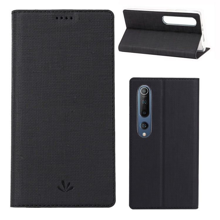 Xiaomi Mi 10 & 10 Pro 5G ViLi Shockproof TPU + PU Horizontal Flip Protective Case with Card Slot & Holder