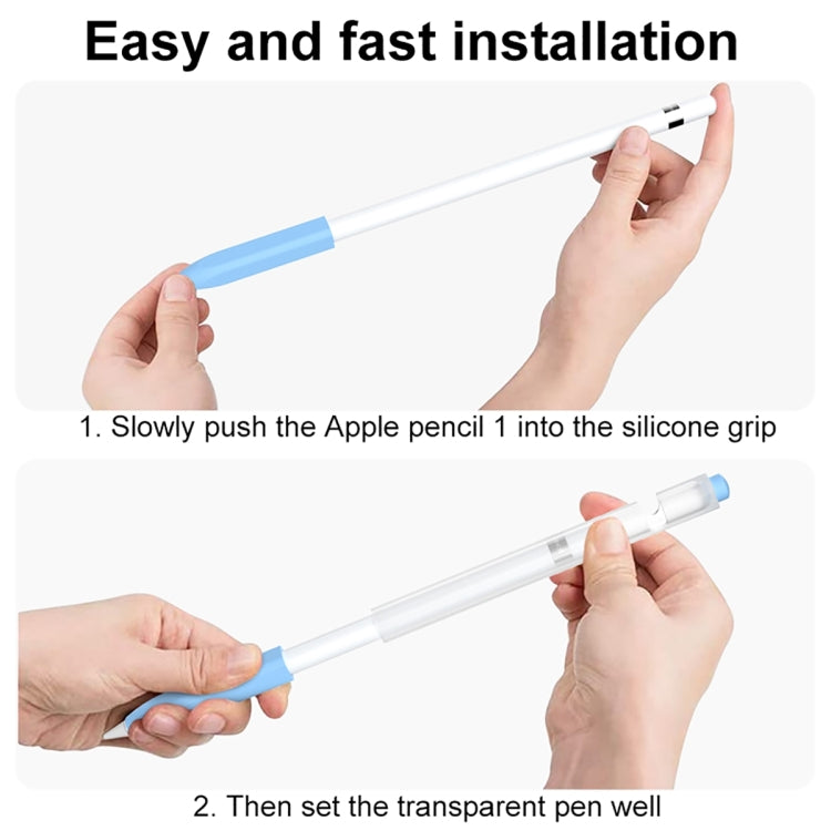 Stylus Jelly Silicone Protective Cover For Apple Pencil 1