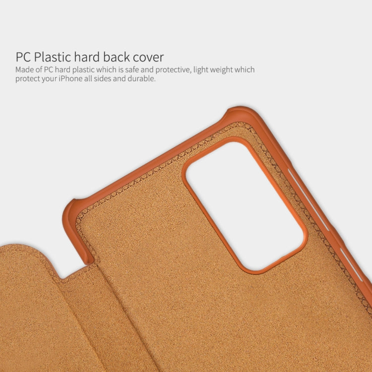 For Xiaomi 12 Lite NILLKIN QIN Series Crazy Horse Texture Leather Phone Case