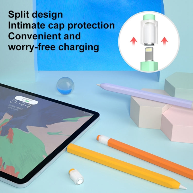 Stylus Jelly Silicone Protective Cover Short Set For Apple Pencil 1