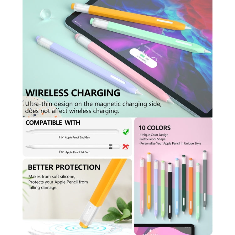 Stylus Jelly Silicone Protective Cover Short Set For Apple Pencil 2