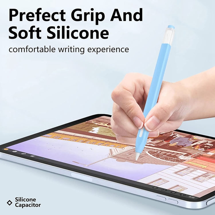 Stylus Jelly Silicone Protective Cover Short Set For Apple Pencil 2