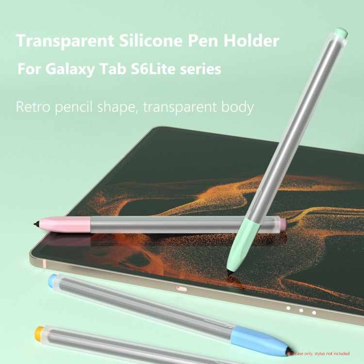 For Samsung Galaxy Tad S6 Lite Stylus Jelly Silicone Protective Cover