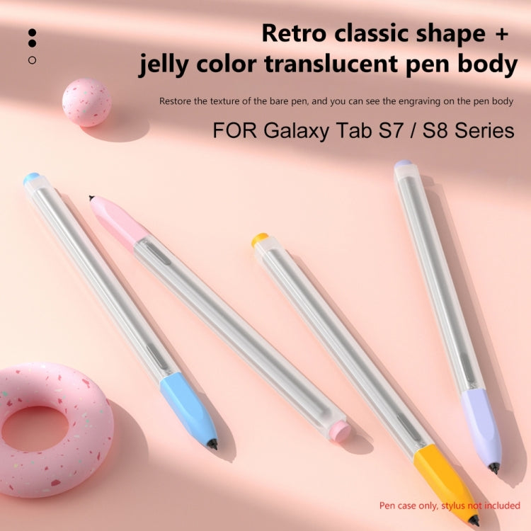 For Samsung Galaxy Tad S7 Stylus Jelly Silicone Protective Cover