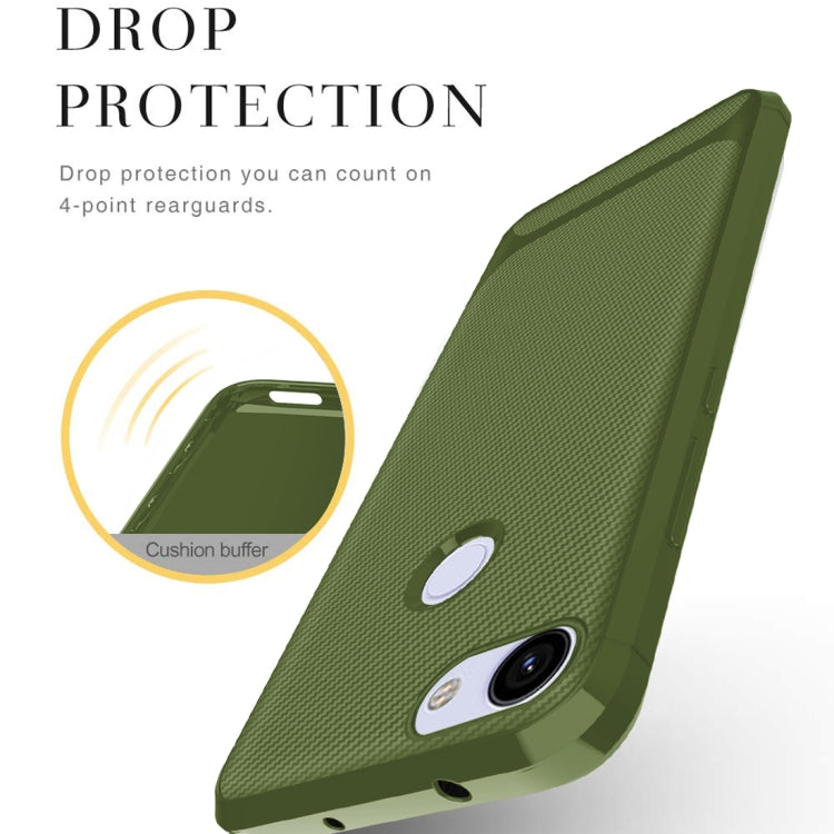 For Google Pixel 3a XL Carbon Fiber Texture Shockproof TPU Protective Case