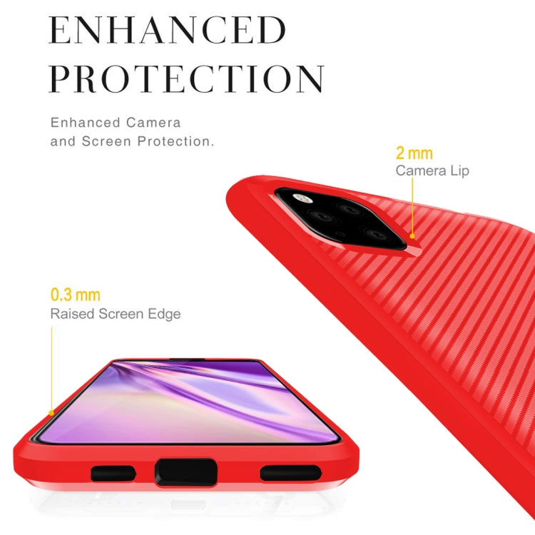 For Google Pixel 4 Carbon Fiber Texture Shockproof TPU Protective Case